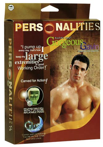 Poupee gonflable homme phosphorescent